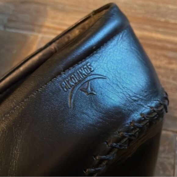 Pikolinos Pointy Toe Leather Loafer Heels - Picture 9 of 12